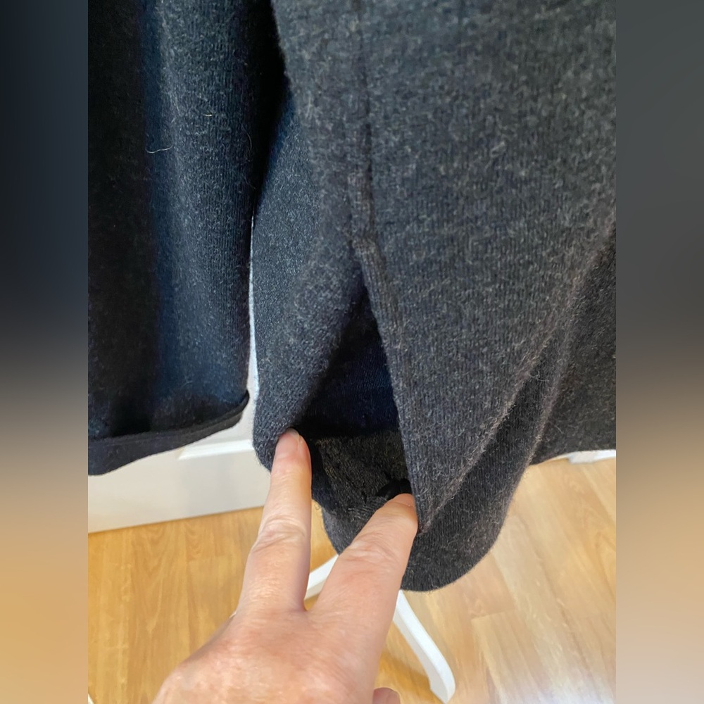 Nomadic Traders Black Wool Two Button Jacket With… - image 2